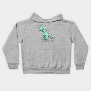 T-Rex hates Nose Hair Kids Hoodie